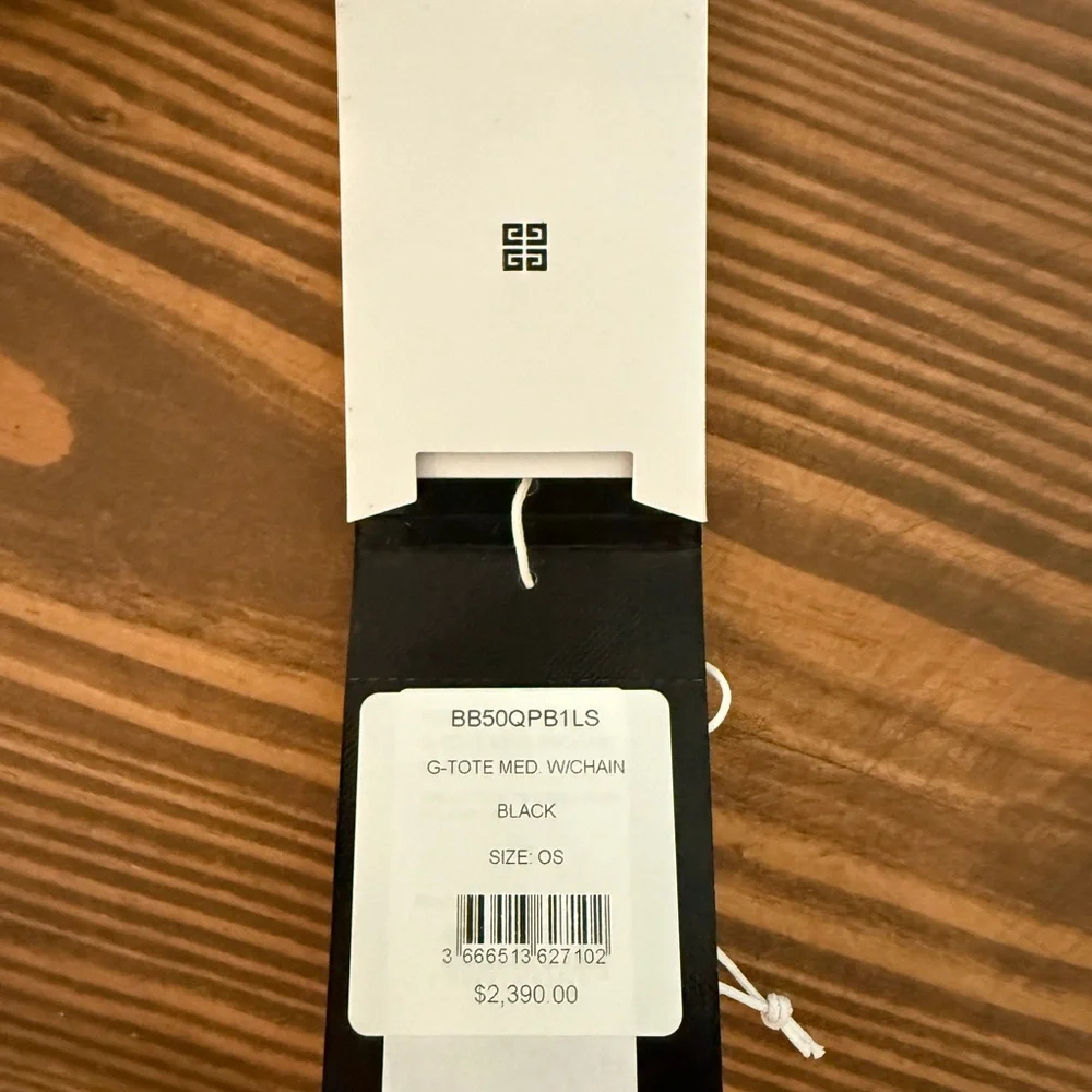 Givenchy Black G-Tote w/ Chain - Picture 10 of 11